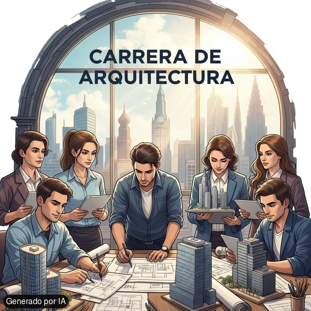 Arquitectos estudiando